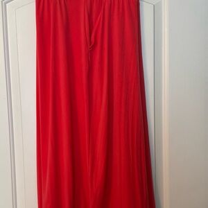 Lane Bryant Coral Crop Flare Pant